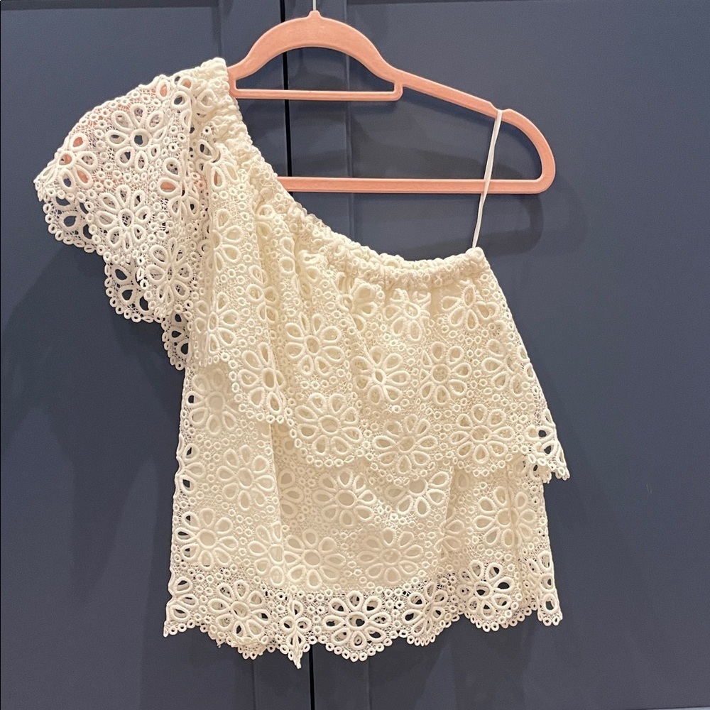 Jack by BB Dakota Lolita One-Shoulder off-white XS - Picture 4 of 11